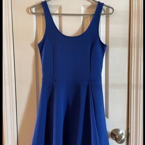 Royal blue A line dress size 6